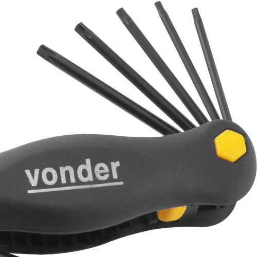 Jogo de chave hexalobular em arma��o T9 a t-40 com 8 pe�as - 35.73.009.040