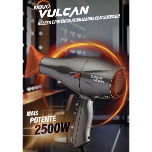 Secador de cabelo 2500 watts 5 temperaturas - Vulcan  110V