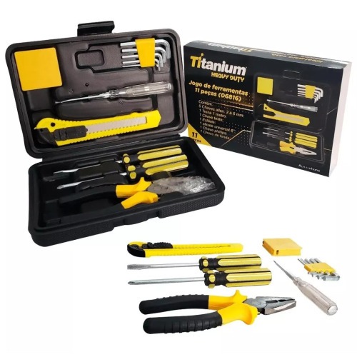 Jogo de ferramentas 11 pe�as com maleta - 06816
