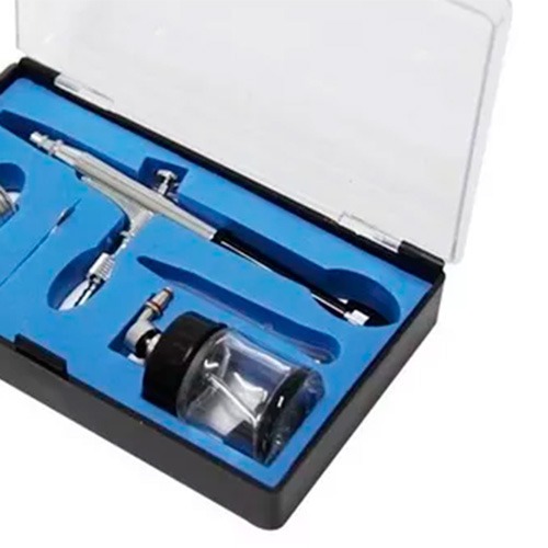 Aerógrafo profissional gatilho dupla ação 03mm 7cc - AE-0280 Aerógrafo profissional gatilho dupla ação 03mm 7cc - AE-0280