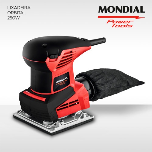 Lixadeira orbital 250W 110 x 103 mm com coletor de p� - FLO-2  220V