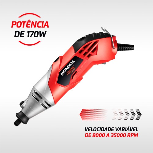 Micro ret�fica 170 watts com 44 acess�rios - FMR-01  110V