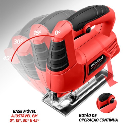 Serra tico tico 400 watts capacidade de corte 55 mm - FST-03  110V
