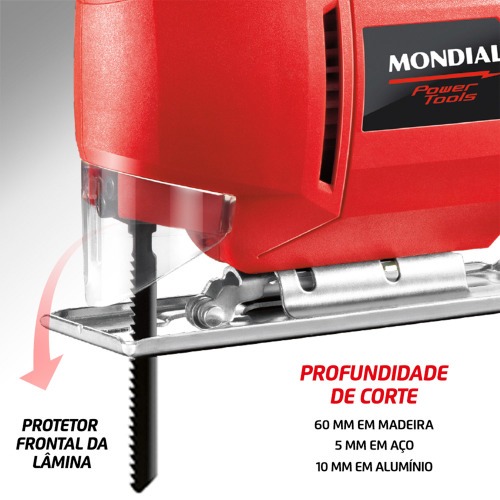 Serra tico tico 400 watts capacidade de corte 55 mm - FST-03  110V