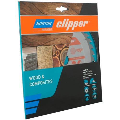 Disco de serra para madeira 250 x 30 mm 80 dentes - Clipper Disco de serra para madeira 250 x 30 mm 80 dentes - Clipper