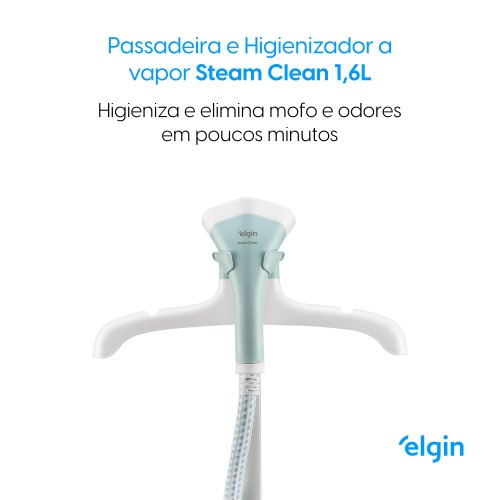 Passadeira a vapor e higienizador 1.350 watts - Steam Clean  110V