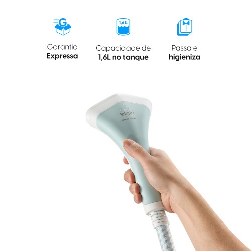 Passadeira a vapor e higienizador 1.350 watts - Steam Clean  110V