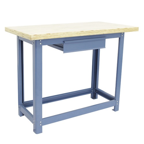 Bancada desmont�vel tampo compensado pinus 1100 x 600 x 40 mm com 1 gaveta - NB-1