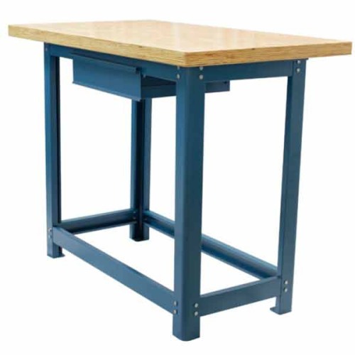 Bancada desmont�vel tampo compensado pinus 1100 x 600 x 40 mm com 1 gaveta - NB-1