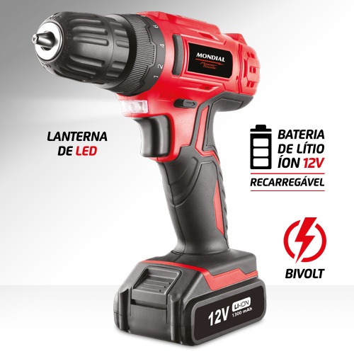 Furadeira Parafusadeira 3/8