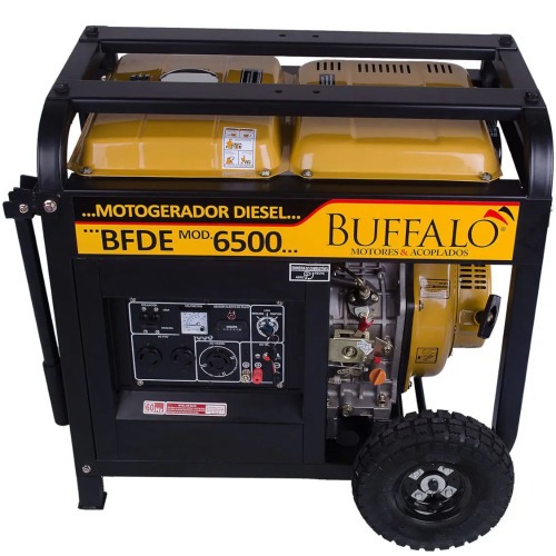 Gerador com m�quina de solda a diesel 2KVA 190A 2 em 1 partida el�trica - BFDE6500  110V/220V