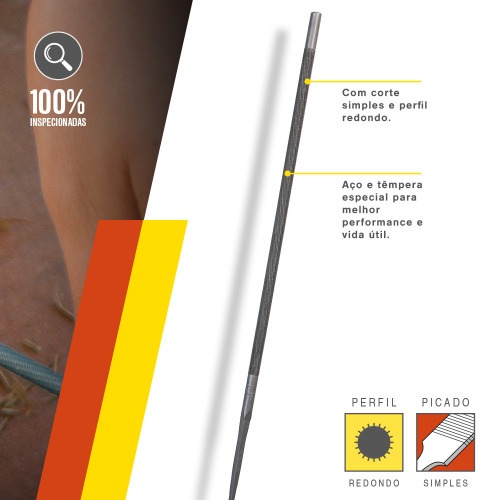 Jogo de lima para motosserra 13/64 Jogo de lima para motosserra 13/64