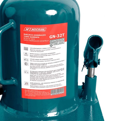 Macaco hidr�ulico tipo garrafa capacidade 32 toneladas - GN-32T