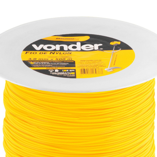 Fio de nylon 3 mm rolo com 500 metros para ro�adeiras