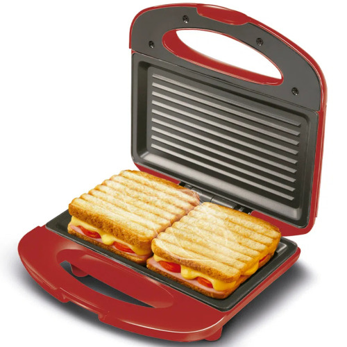 Sanduicheira Grill antiaderente 800 watts inox - S-19  110V