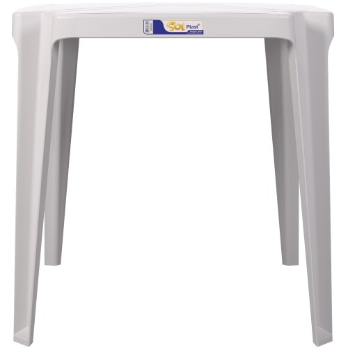Mesa pl�stica quadrada 70 x 70 cm - Coruripe