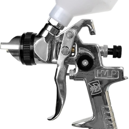 Pistola de pintura pneumática HVLP de 600 ml bico de 1,7 mm - SGT-3012A Pistola de pintura pneumática HVLP de 600 ml bico de 1,7 mm - SGT-3012A