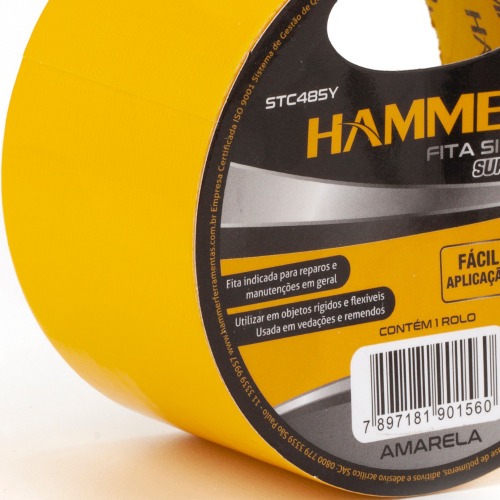 Fita adesiva 48 mm x 5 m silver tape - STC485Y