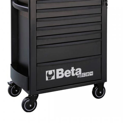 Carrinho para ferramentas com 7 gavetas preto - RSC24/7 