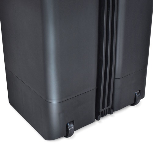 Lixeira pl�stica 120 litros com roda pedal e tampa click