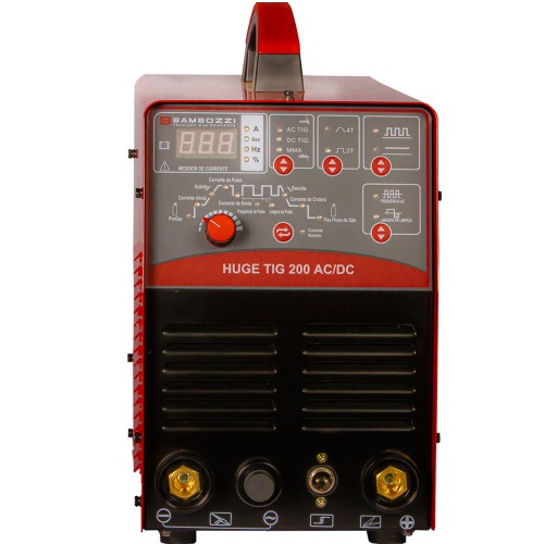 Inversora de solda 200A para alum�nio AC/DC - HUGE TIG 200  220V