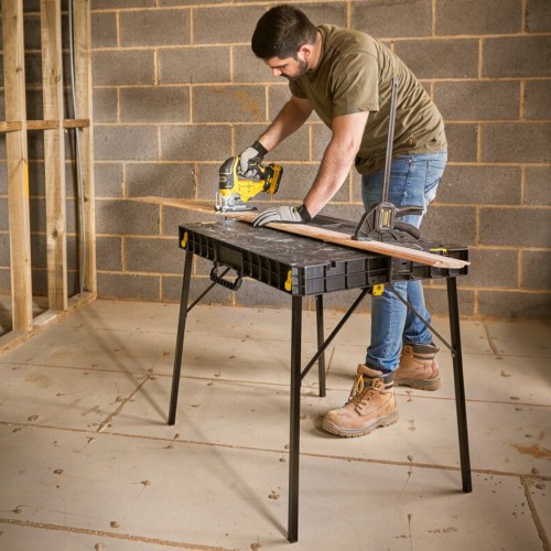 Bancada para trabalho multiuso portátil e dobrável - STST83492-1 Bancada para trabalho multiuso portátil e dobrável - STST83492-1