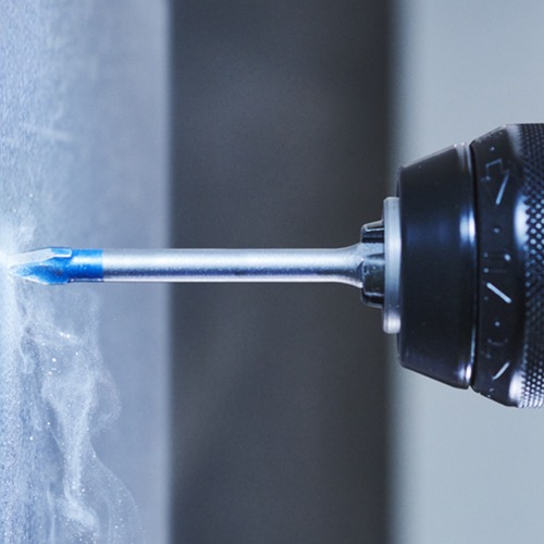 Broca para porcelanato 8 x 90 mm Hardceramic - HEX-9 Broca para porcelanato 8 x 90 mm Hardceramic - HEX-9