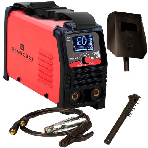 Inversora de solda 120A Display digital para eletrodo revestido - Pulse 120  110V/220V