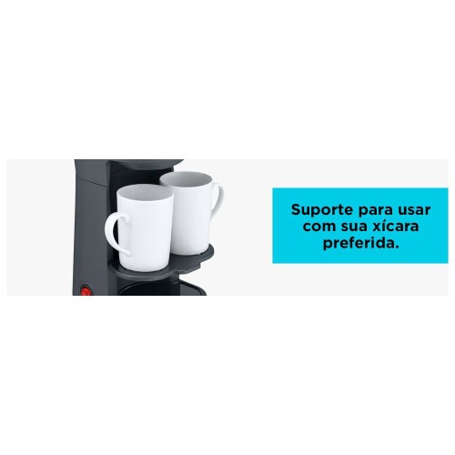 Cafeteira el�trica individual 600W com copo t�rmico 400 ml Freestyle - CM01  220V