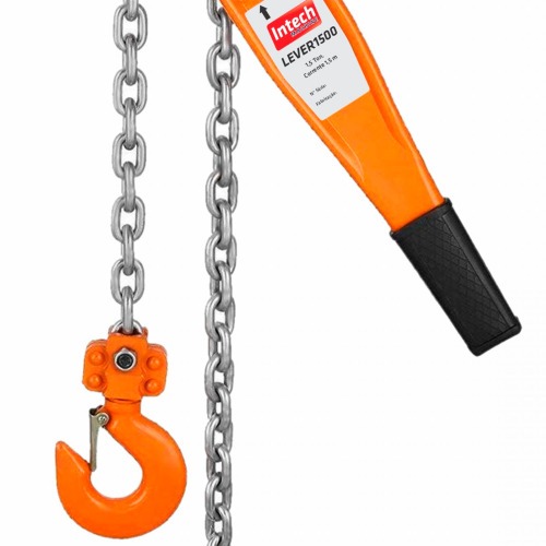 Talha manual de alavanca capacidade 1500 kg corrente de 1,5 metro - LEVER1500 Talha manual de alavanca capacidade 1500 kg corrente de 1,5 metro - LEVER1500