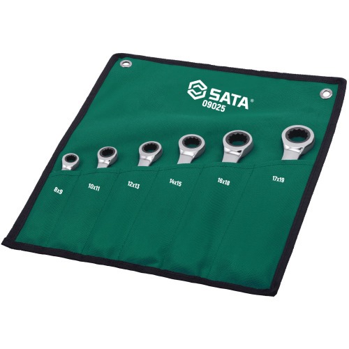 Jogo de chave estrela com catraca de 8 a 19 mm com 6 pe�as - ST09025SJ