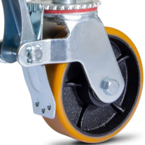 Rod�zio girat�rio para andaime com freio 6