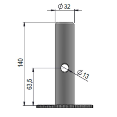 Rod�zio girat�rio para andaime com freio 6
