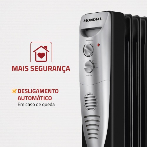 Aquecedor de ambientes 1.500 watts a �leo - A-06  110V