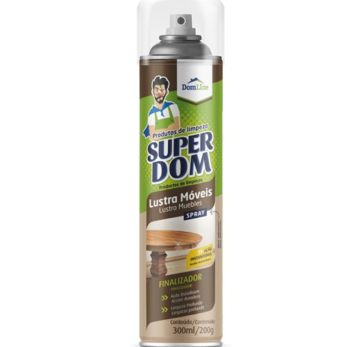 Lustra m�veis spray 300 ml Super Dom