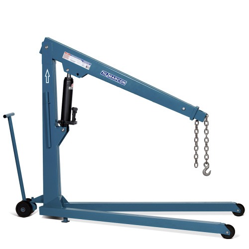 Guincho hidráulico 1 tonelada com prolongador rodas de ferro - MGH-1TP Guincho hidráulico 1 tonelada com prolongador rodas de ferro - MGH-1TP