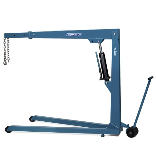 Guincho hidráulico 1 tonelada com prolongador rodas de ferro - MGH-1TP Guincho hidráulico 1 tonelada com prolongador rodas de ferro - MGH-1TP