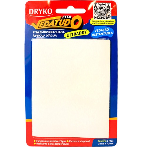 Fita adesiva emborrachada � prova d'�gua vedatudo - ULTRADRY