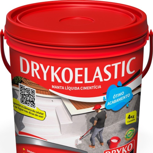 Impermeabilizante manta l�quida ciment�cia 4kg - DRYKOELASTIC