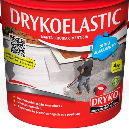 Impermeabilizante manta l�quida ciment�cia 4kg - DRYKOELASTIC