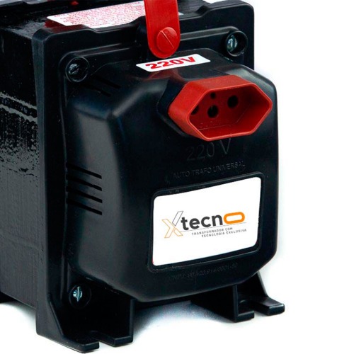 Transformador de voltagem 7000 VA tomada tripolar 20A bivolt - Tecno 110V/220V Transformador de voltagem 7000 VA tomada tripolar 20A bivolt - Tecno 110V/220V