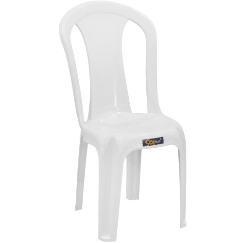 Conjunto de mesa Coruripe com 4 cadeiras pl�sticas sem bra�o