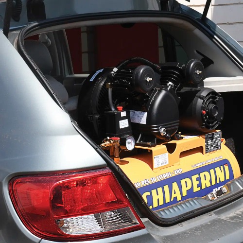 Compressor de ar 10 p�s 50L 2 hp 140 libras monof�sico - REX.T M�vel