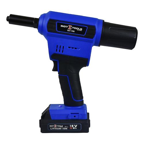 Rebitador a bateria 18V 2Ah para rebites até 1/4 Rebitador a bateria 18V 2Ah para rebites até 1/4