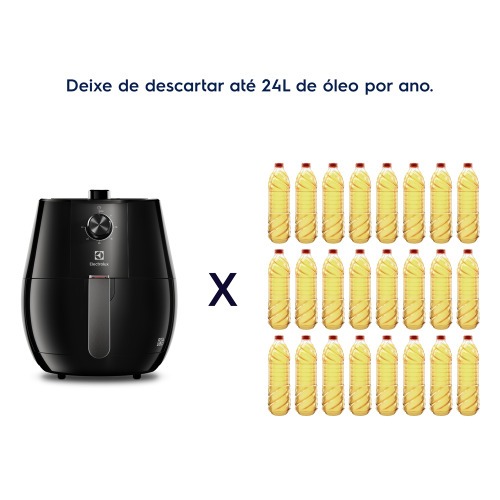 Fritadeira el�trica sem �leo Air Fryer 3,2L 1400 watts Efficient - EAF10  220V