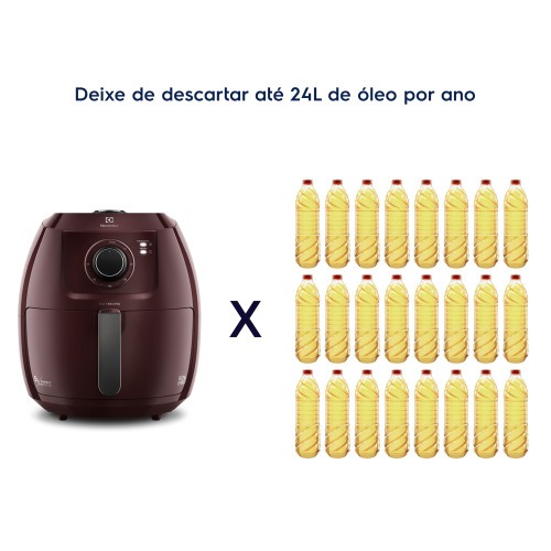 Fritadeira el�trica sem �leo Air Fryer 5L 1700 watts Family Efficient - EAF51  220V