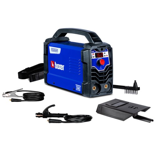 Inversora de solda 160A para eletrodo revestido e tig FLAMA161BV + Luva de raspa 15 cm  110V/220V