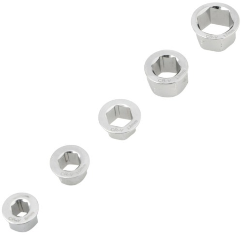 Chave estrela com catraca e 5 soquetes intercambi�veis 8 a 19 mm