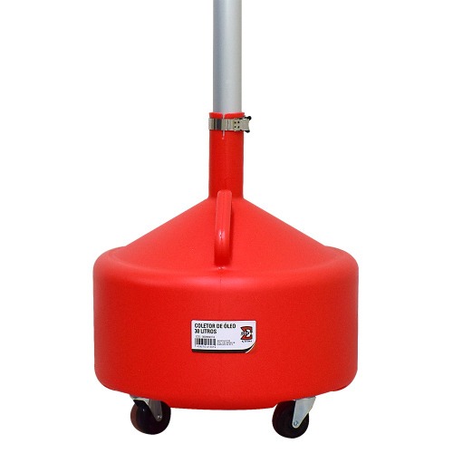 Coletor de �leo 30 litros com carrinho