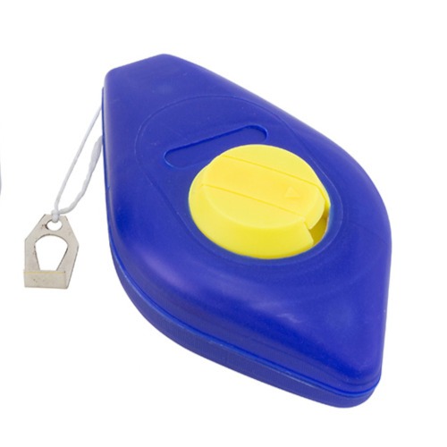 Giz de linha para drywall 30 metros com fio marcador azul e mini n�vel - 2313